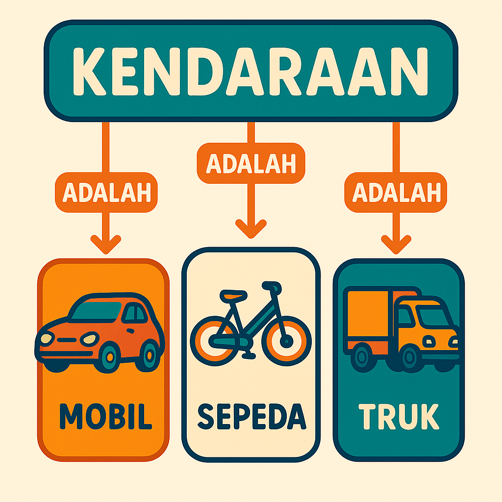 Gambar 5 Hubungan Pewarisan: Kendaraan sebagai Superclass